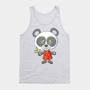 Cute Cartoon Panda Tank Top